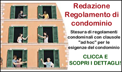 redazione regolamento di condominio